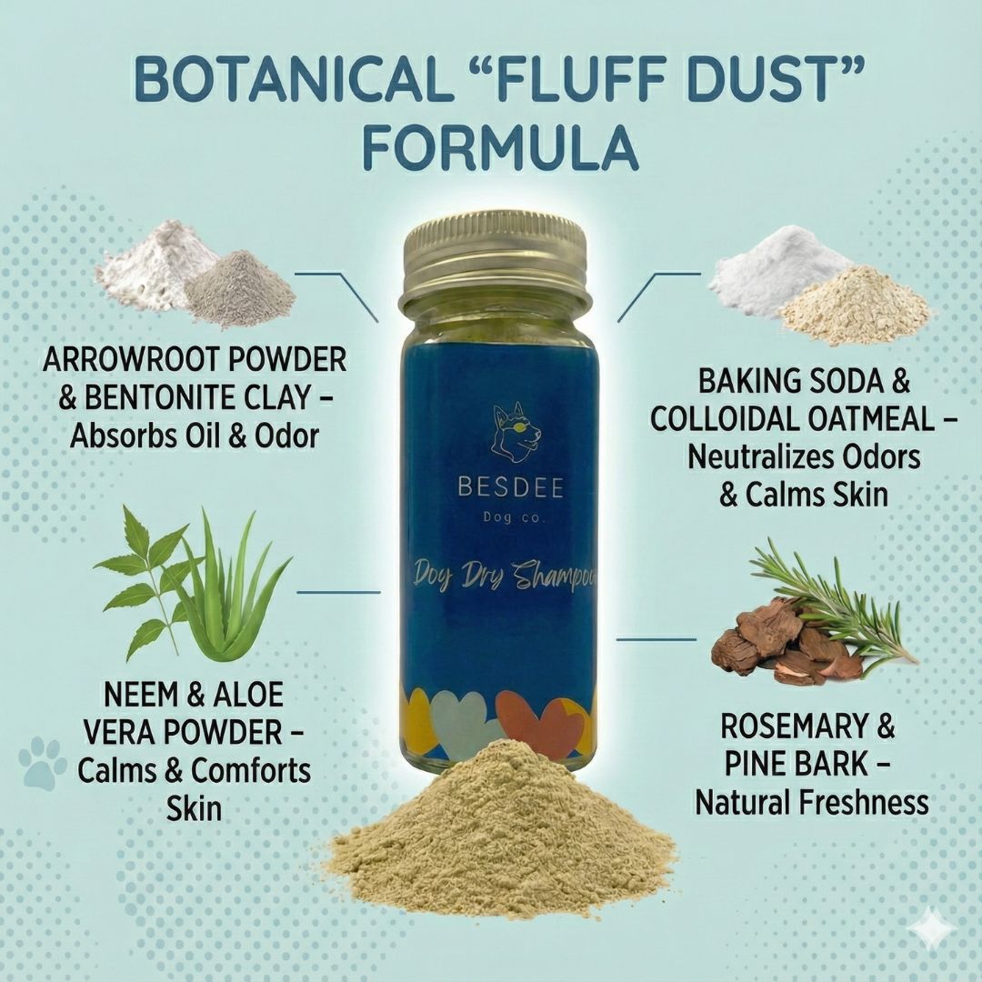 Fluff Dust – Dog Dry Shampoo
