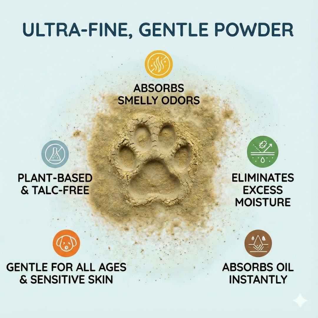 Fluff Dust – Dog Dry Shampoo