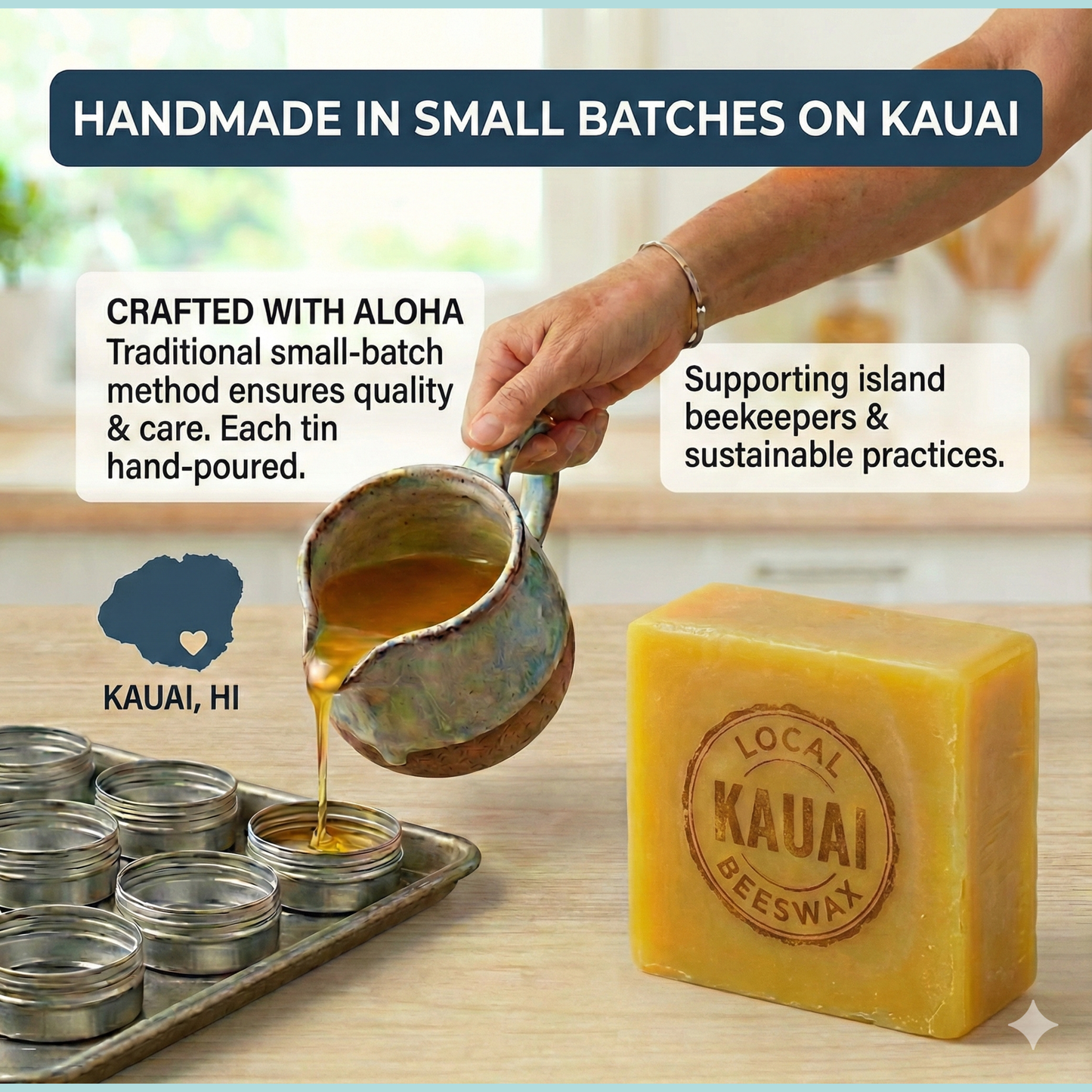 Besdee Paw and Hand Balm handcrafted on Kauaʻi Hawaiʻi